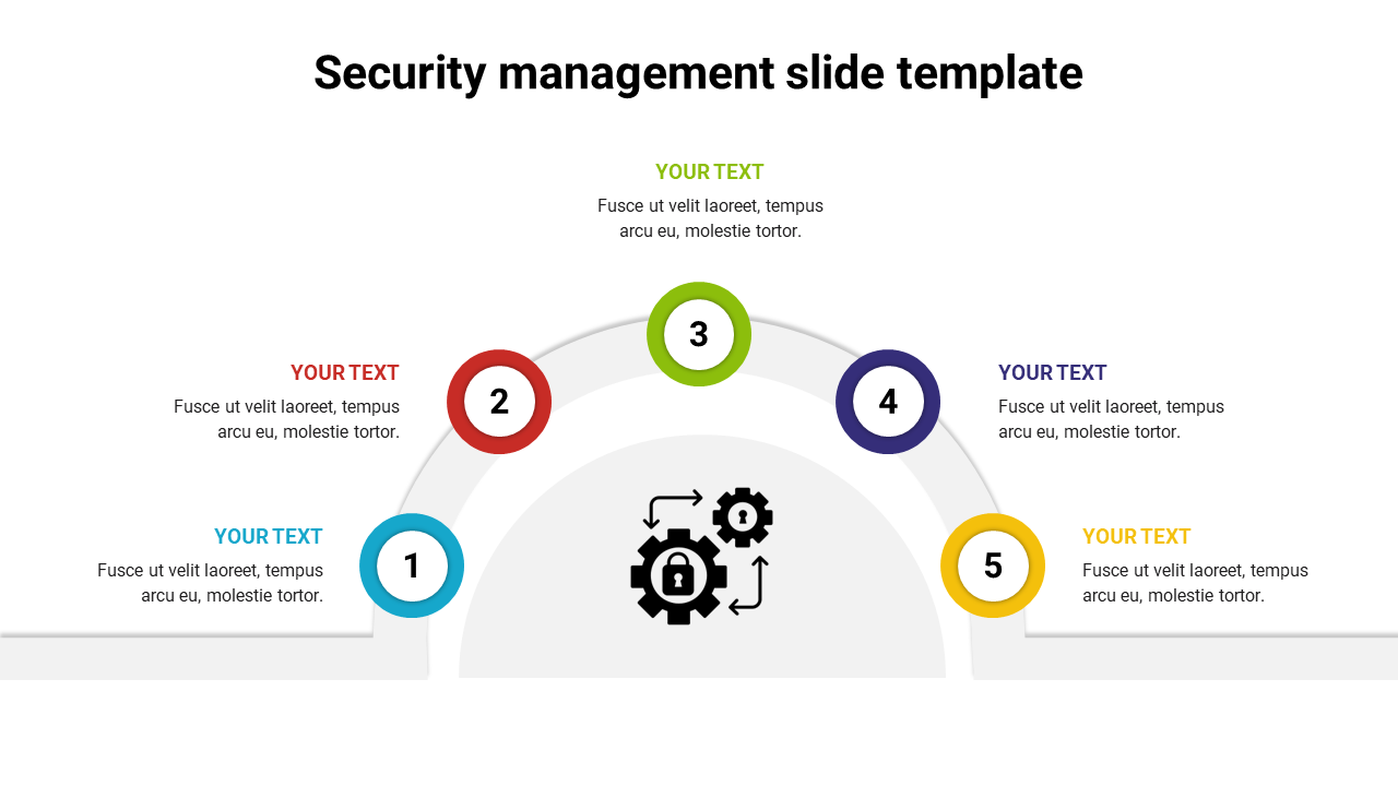 Security management slide template